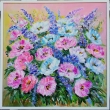 Kv�tinov� fantazie I., akryl 70x70, mo�no zakoupit Artdem Brno