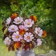Tavola s kr�senkami, olej 40x40