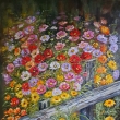 Venkovsk� zahrada, olej 80x90