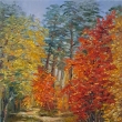 Barevn� podzim, olej 40x50