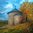 Rotunda sv.Petra a Pavla (Star� Plzenec), olej 60x60