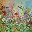 Barevn� zahrada, olej 110x80