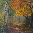 Pod korunami strom�, olej 80x60