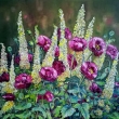 Ze zahrady , olej 70x70