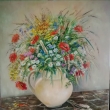 Z pol� a luk, olej 100x90, ZAMLUVENO