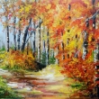 V podzimnm lese, 50x40