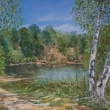 U jez�rka, olej 70x50