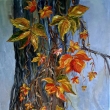 Hra barev (barvy list�), olej 60x80