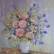 Romantick�, olej 50x50