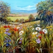 Poh�dkov� louka, olej 90x80, zamluveno