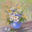 Kyti�ky v modr� v�ze, olej 40x40