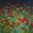 Venkovsk romance, olej 90x80, zamluveno