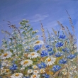 U kraje cesty, olej 40x50
