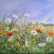U kraje cesty, olej 40x40