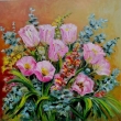 R��ov� tulip�ny,olej 50x50