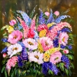Kv�tinov� fantazie II.,akryl 70x70