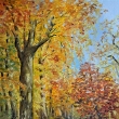 Podzimn� idylka, olej 50x70